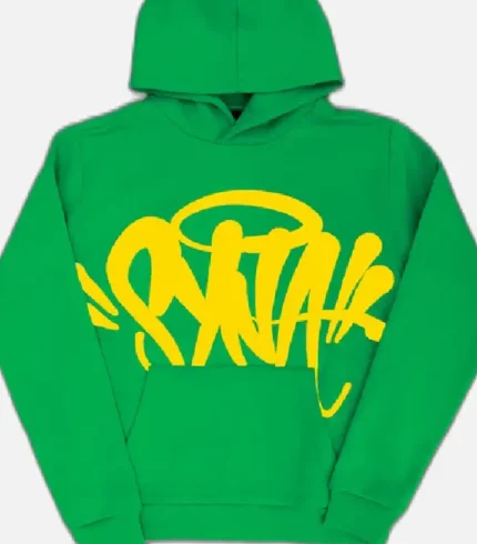 Synaworld 'Syna Logo' Hoodie Green (2)