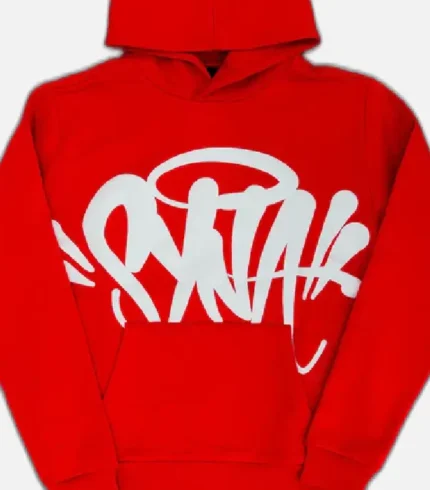 Synaworld 'Syna Logo' Hoodie Red (3)