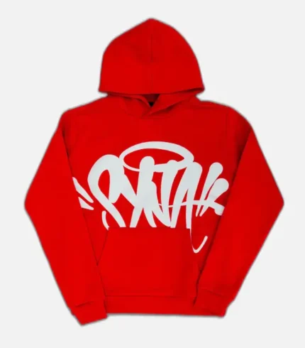 Synaworld 'Syna Logo' Hoodie Red (4)