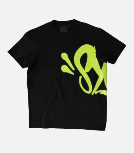 Synaworld 'Syna Logo' T Shirt BlackGreen (2)