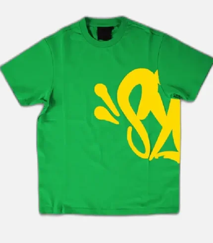 Synaworld 'Syna Logo' T Shirt Green (2)